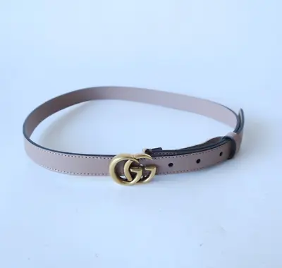 Authentic Vintage Gucci GG Marmont Leather Women's Belt Size 30 #20121 • $249