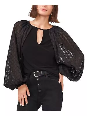 VINCE CAMUTO Womens Black Keyhole Top S • $7.99