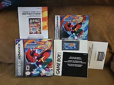 Mega Man Zero 3 Gameboy Advance GBA Complete In Box CIB Authentic MINT! US Ver. • $137