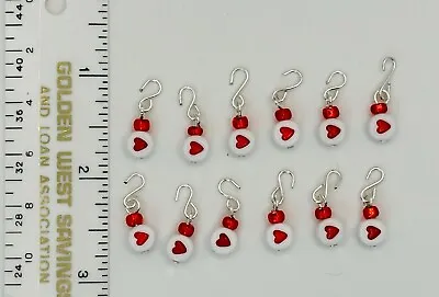 Miniature Beaded Ornaments Holiday Decor Valentines Day Love Miniature Trees • $9.99