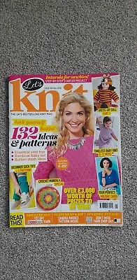 £2 • Buy Knitting Magazine - Let`s Knit  - Issue 105 / Crochet / Socks / Baby / Cardi