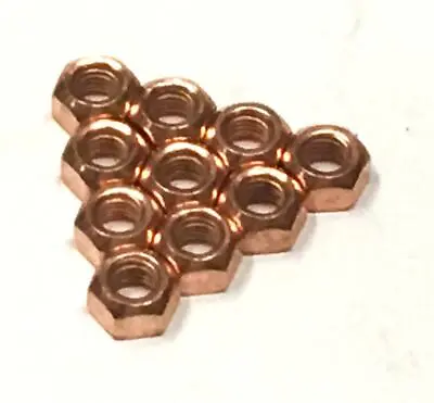 £4.60 • Buy 10X M10 Copper Flashed Exhaust Manifold 10mm Nut - High Temperature Nuts