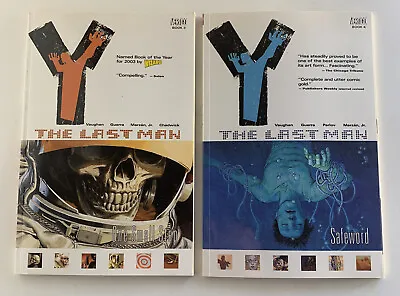 Y THE LAST MAN VOLUME 3 & 4 2 Vertigo COMIC - BOOK LOT! • $23.32