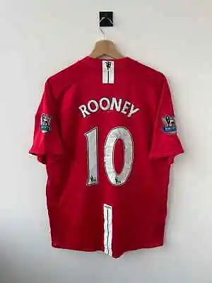 Manchester United 2007/2008/2009 Home Football Shirt Jersey Camiseta Nike Rooney • $100