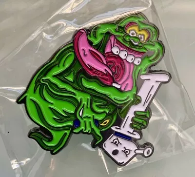 SLIMER Pin Ghostbusters Smoking Bong Dab Pin 420 Weed Pot Pinback NEW Heady • $9.99