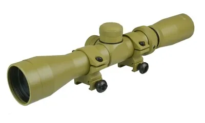 2-7x32 Mosin Long Eye Relief Scope Military Tan Color + Scope Mount + Free Rings • $68.88