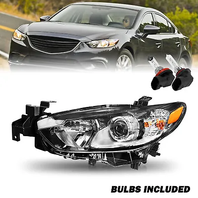 For 2014 2015 2016 2017 Mazda 6 Halo Model Left Driver Side Headlight W/bulb • $70.99