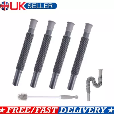 4PCS Collapsible Flexi Extendable Waste Water Outlet Pipe Hose Caravan Motorhome • £14.99