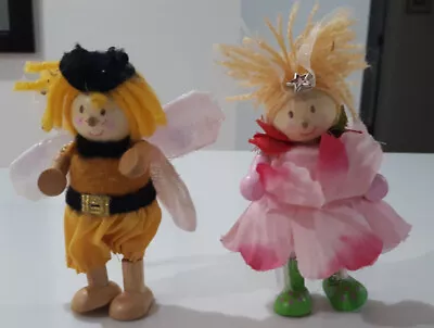 $10 • Buy Le Toy Van Dolls: Billy Bee And Sweetpea, Wood