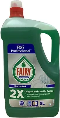 £29.89 • Buy Fairy Professional Original Washing Up Liquid 5L 5ltr Case Of 2
