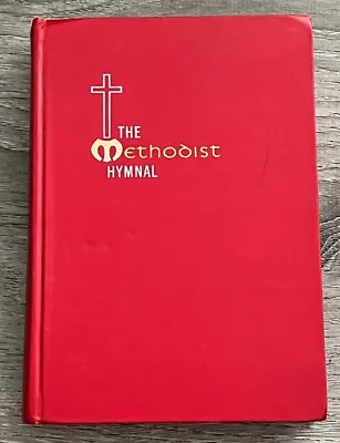 The Methodist Hymnal Methodist Church Red 1966 Music Praise Song Book Hardcover • $7.99