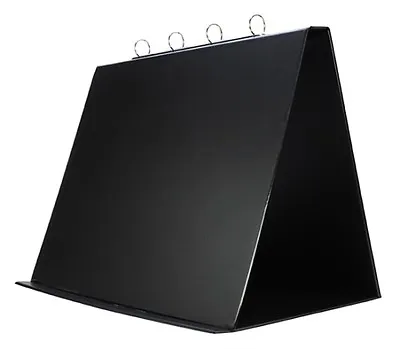 1 X A3 Black PVC Presentation Board Conference Table Top Flip Chart Easel Stand  • £34.99