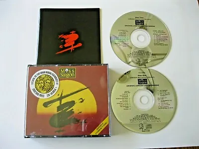 Miss Saigon 2 CD Fat Box 1990 Original London Cast Recording EX With Hype Stick • $5.99