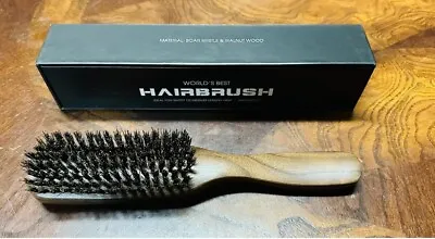 NEW Worlds Best Hairbrush FULLER BRUSH Boar Bristle Hairbrush • $27.40