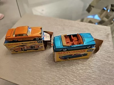 Matchbox Superfast Boxed Joblot X2 No's  46 & 69. • £10.50