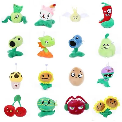 Plants Vs Zombies Plush Toy PVZ Figures Stuffed Dolls Kids Toy Gift Pea Shooter • $17.99