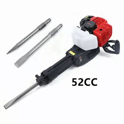 2 Stroke 52CC Demolition Jack Hammer Concrete Breaker Jack Drill Gas Powered • $194.75