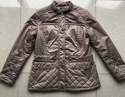 Brand New Gorgeous M&S Quilted Lightweight Mink Coloured Jacket Size 12 • £9.99