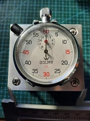 £65 • Buy Swiss Made   DOLMY 1/5 Stopwatch - Rally Timer  Works Style 50s 60s Etc 