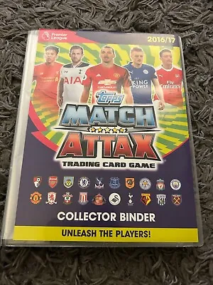 Topps Match Attax Premier League 2016/17 Folder With 207 Cards (Free P+P) • £14.99