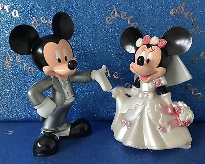 £30 • Buy DISNEY MICKEY AND MINNIE WEDDING   LARGE CAKE TOPPERS /COLLECTABLE FIGURES 14cm