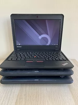 Lot Of 3 LENOVO 11.6  ThinkPad X131e Chromebook 16GB Silver Black • $49.99