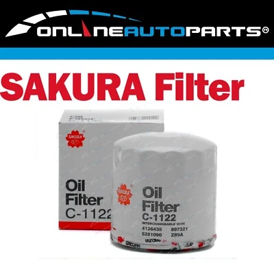 Sakura Oil Filter C1122 - Alternate To Ryco Z89A • $12.95