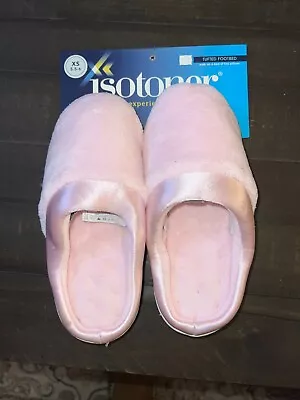 Isotoner A96000 Women's Terry Clog Slippers Tufted Footbed New W/tags • $21.99