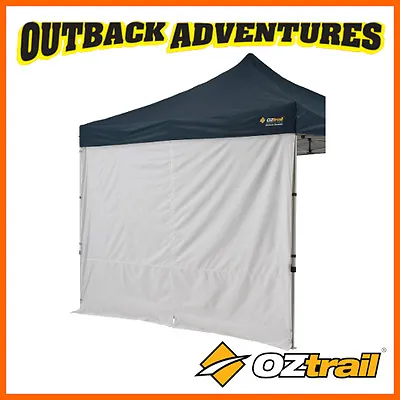 $92 • Buy 2 X OZTRAIL GAZEBO SOLID SIDE WALL 3m WITH CENTRE ZIP NEW MODEL 