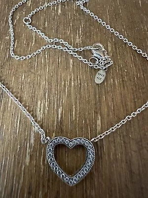 Pandora Diamanté Heart Necklace  • £15