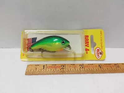 Mann's Baby 4- Crankbait Lure Fire Tiger Holo New In It's Package • $9.99