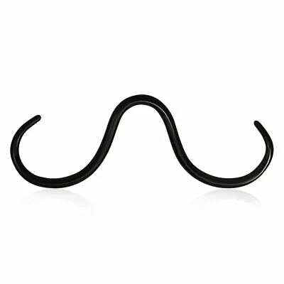 Septum Ring Surgical Steel Mustache Design • $13.57