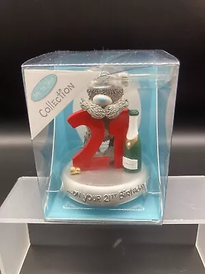 BNIB Me To You Tatty Teddy Bear Figurine Champagne 21 On Your 21st Birthday • £9.95