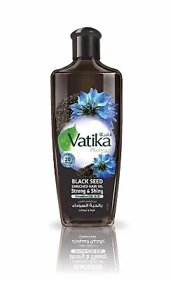 Vatika Black Seed Enriched Hair Oil Provides Strong & Shiny Hair 400ML • $36.90