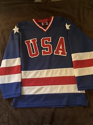 Vintage K1 1980 TEAM USA US Miracle On Ice Hockey Mens Jersey M NWOT • $125