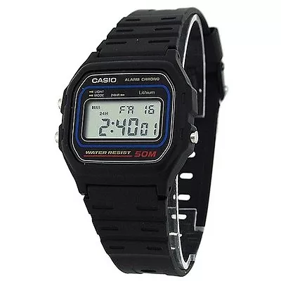 Casio W-59 Genuine Original 50M WR Alarm Digital Retro Mens Watch W59 • $23.99