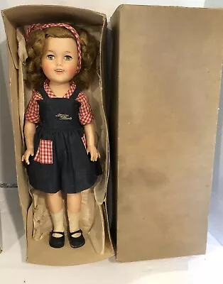 Vintage 1950s Shirley Temple 17” Ideal - Rebecca Of Sunnybrook Farm Doll -In Box • $49.99