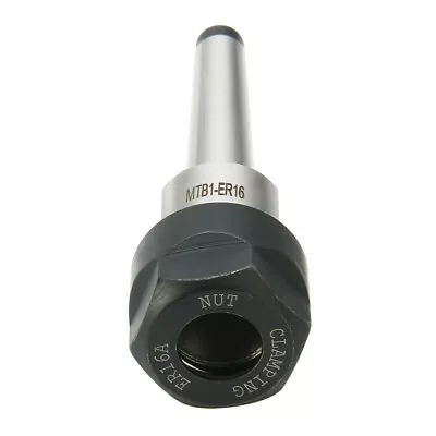 MTB1 ER16 MT1 Morse Taper Shank Collet Chuck Holder Milling CNC Lather Back Pull • $11.42