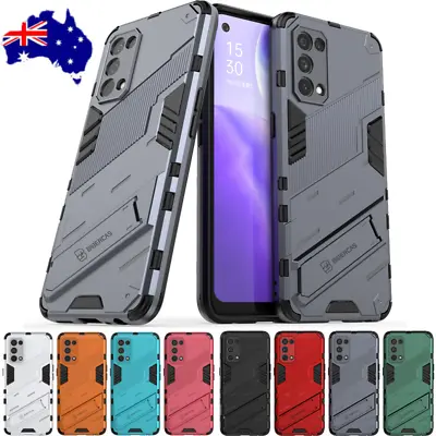 For OPPO A93 Find X3 Reno 5 Pro 5G Hybrid Stand Heavy Duty Hard Armor Case Cover • $11.99