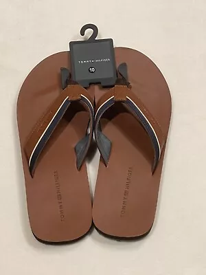 Nautica Mens New Flip Flop Sandals Light Brown Drake-T Size 10M • $22.99