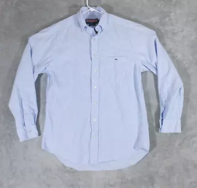 Vineyard Vines Tucker Shirt Mens Small Button Up Long Sleeve Blue Striped Casual • $15.75