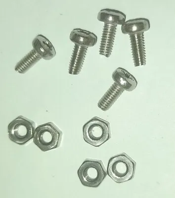 M2.5 - 2.5mm A2 STAINLESS STEEL SCREWS AND NUTS • £1.11