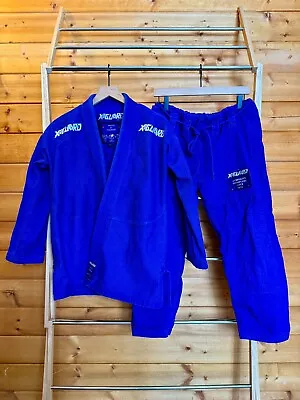 X-Guard Brand Standard Label Gi Uniform - BJJ - Brazilian Jiu Jitsu - Blue - A1 • $80