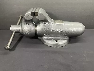 1947 Wilton Bullet Vise HD 9400 Bench Anvil 4 Inch Jaws Chicago Vintage • $59