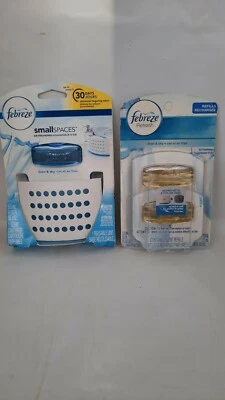 $31.99 • Buy New 1 Febreze Set & Refresh LINEN & SKY Refills Fit Small Spaces
