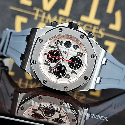 Audemars Piguet Royal Oak Offshore 42mm Chrono Roo 26170st Panda Stainless B&p • $23597