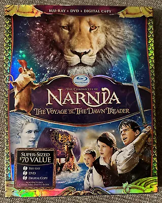 The Chronicles Of Narnia The Voyage Of The Dawn Treader Blu Ray DVD Digital 2011 • $19.99