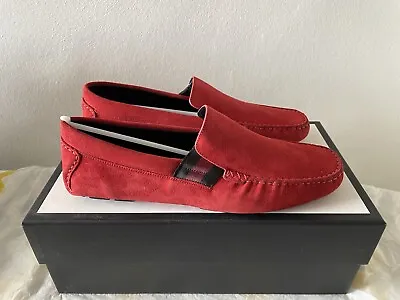 £205 • Buy Gucci - Mens Suede Penny Loafers - Brand New With Box