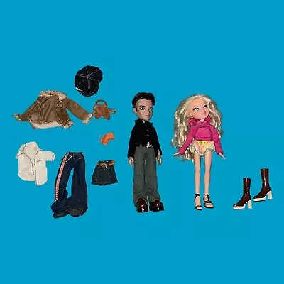 $45 • Buy Vintage 2001 Bratz Doll Lot Of 2 Dolls W Accessories And Clothes