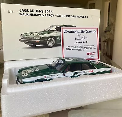 Biante 1:18 TWR Jaguar XJS Tom Walkinshaw 1985 Bathurst 3rd Place Model Car RARE • $599